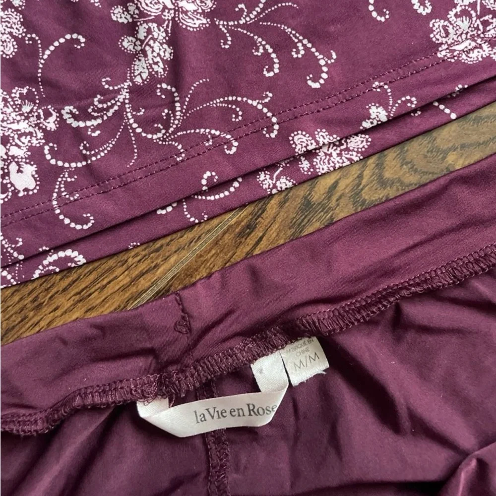 La Vie en Rose Pajama Set - Picture 2 of 3